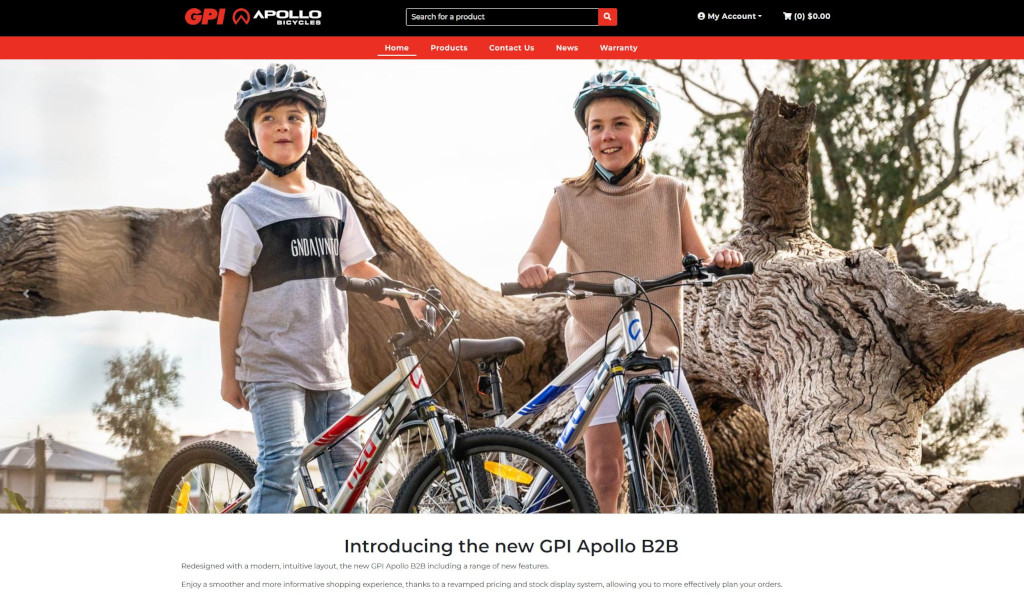 GPI Apollo Bicycles give their dealers a better ride with the launch of their upgraded Straightsell eCommerce ordering portal integrated to MYOB Exo