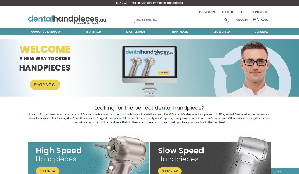 dentalhandpieces.au gets the right tool for the job and launches their new Straightsell eCommerce Platform webstore