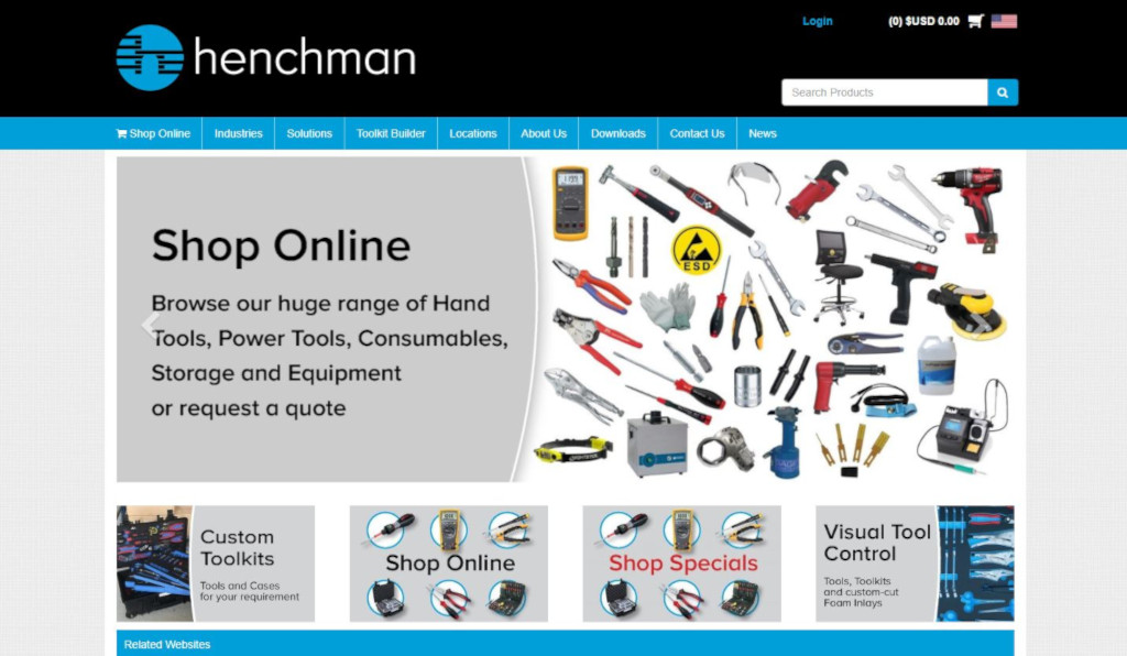 Henchman Products forge ahead and launch their new MYOB Exo integrated eCommerce Webstore for US customers