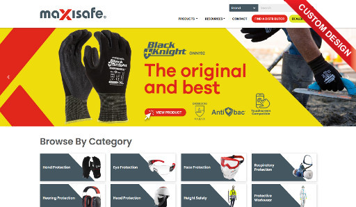 Maxisafe safeguard their online presence with the launch of their new Straightsell eCommerce webstore integrated with NetSuite