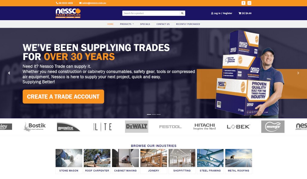 Nessco Trade Supplies could not be happier now that they have switched to their new Straightsell eCommerce webstore integrated with SAP Business One