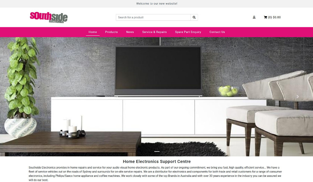 Southside Electronics are excited about the launch of their updated Straightsell eCommerce platform webstore